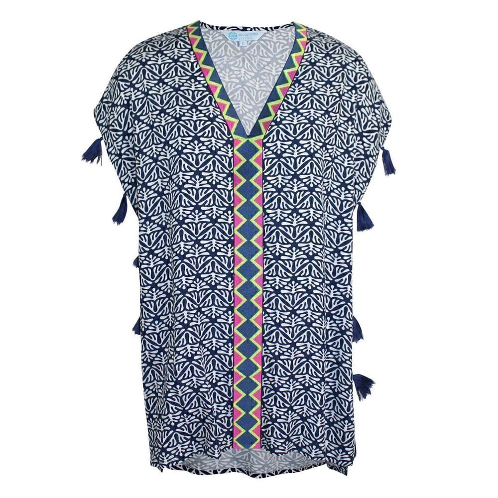 Escapada Living Embroidered Joana Tassel Top Size Medium